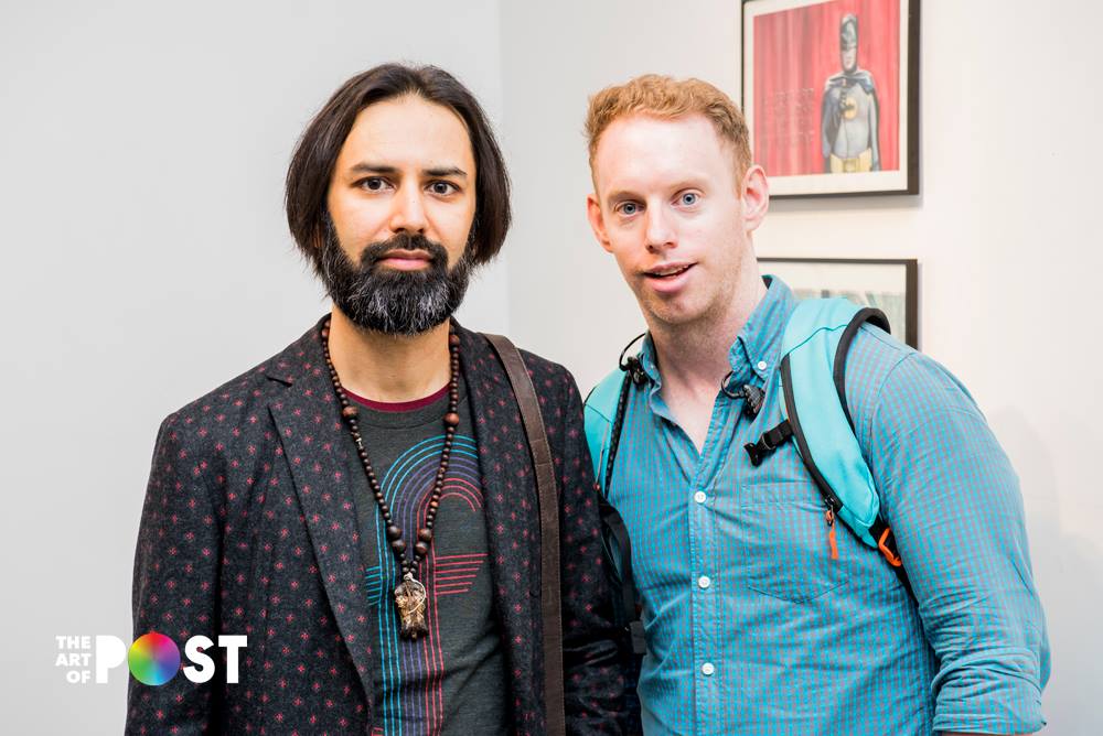 Faisal Azam and Justin Galarneau at White Space Chelsea Faisal Azam and Justin Galarneau at White Space Chelsea
