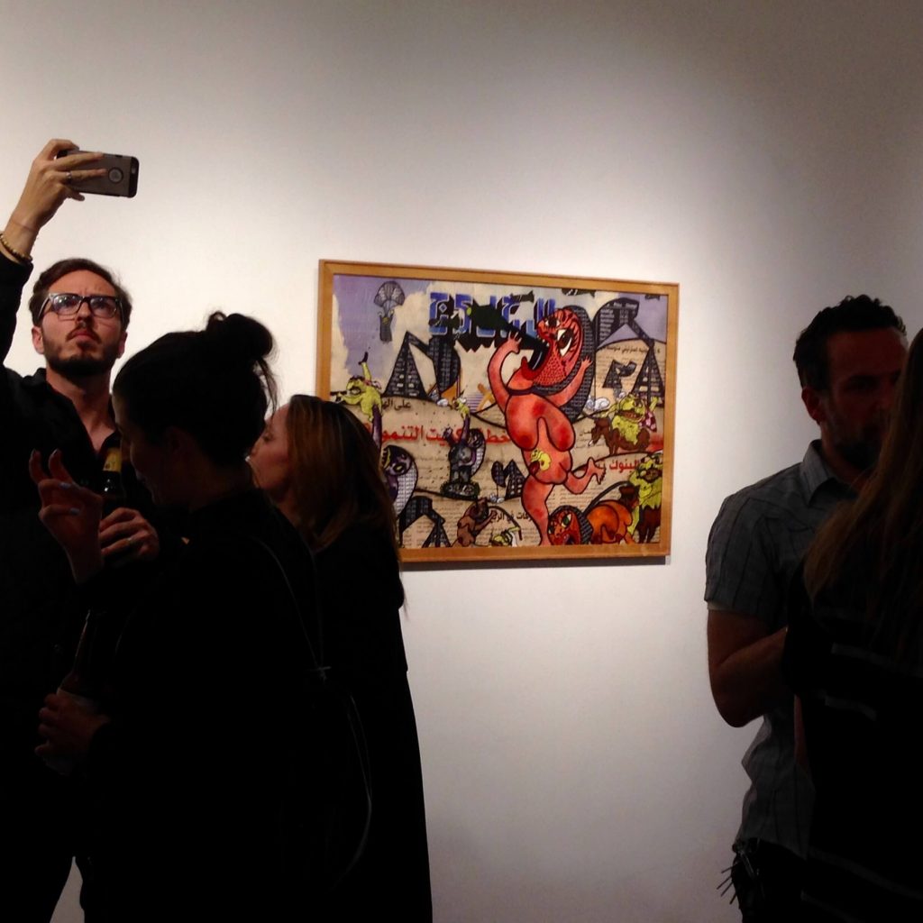 a striking and politically-charged painting at the art of post a striking and politically-charged painting at the art of post