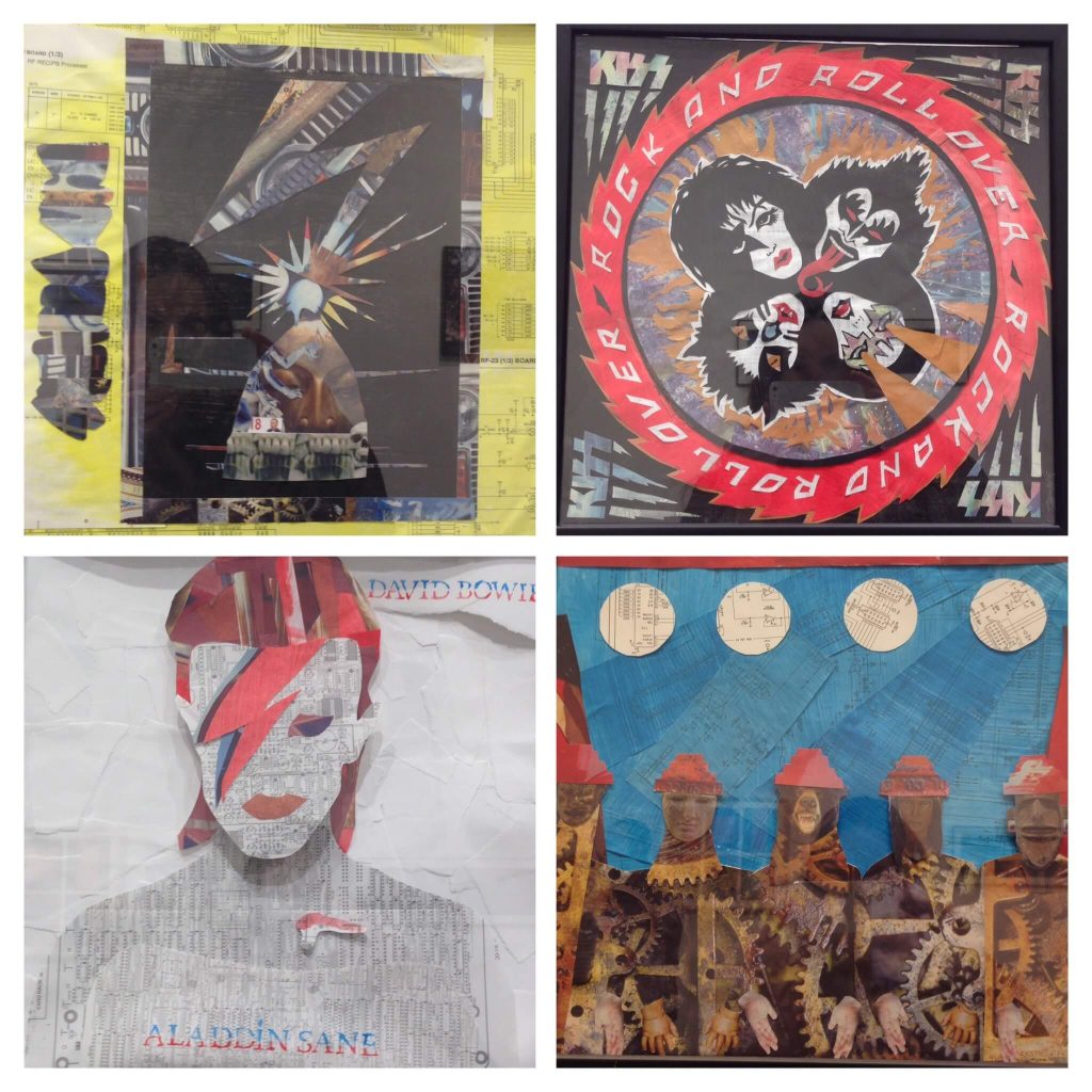 collages of classic rock albums by editor Aaron Dunkel collages of classic rock albums by editor Aaron Dunkel